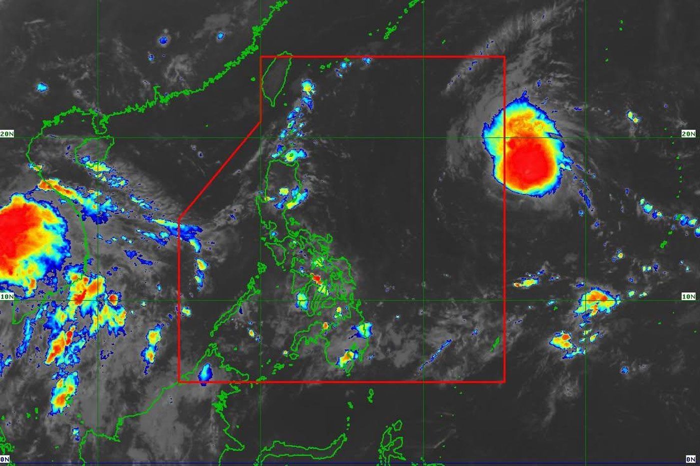 Tropical depression outside PAR intensifies into tropical storm