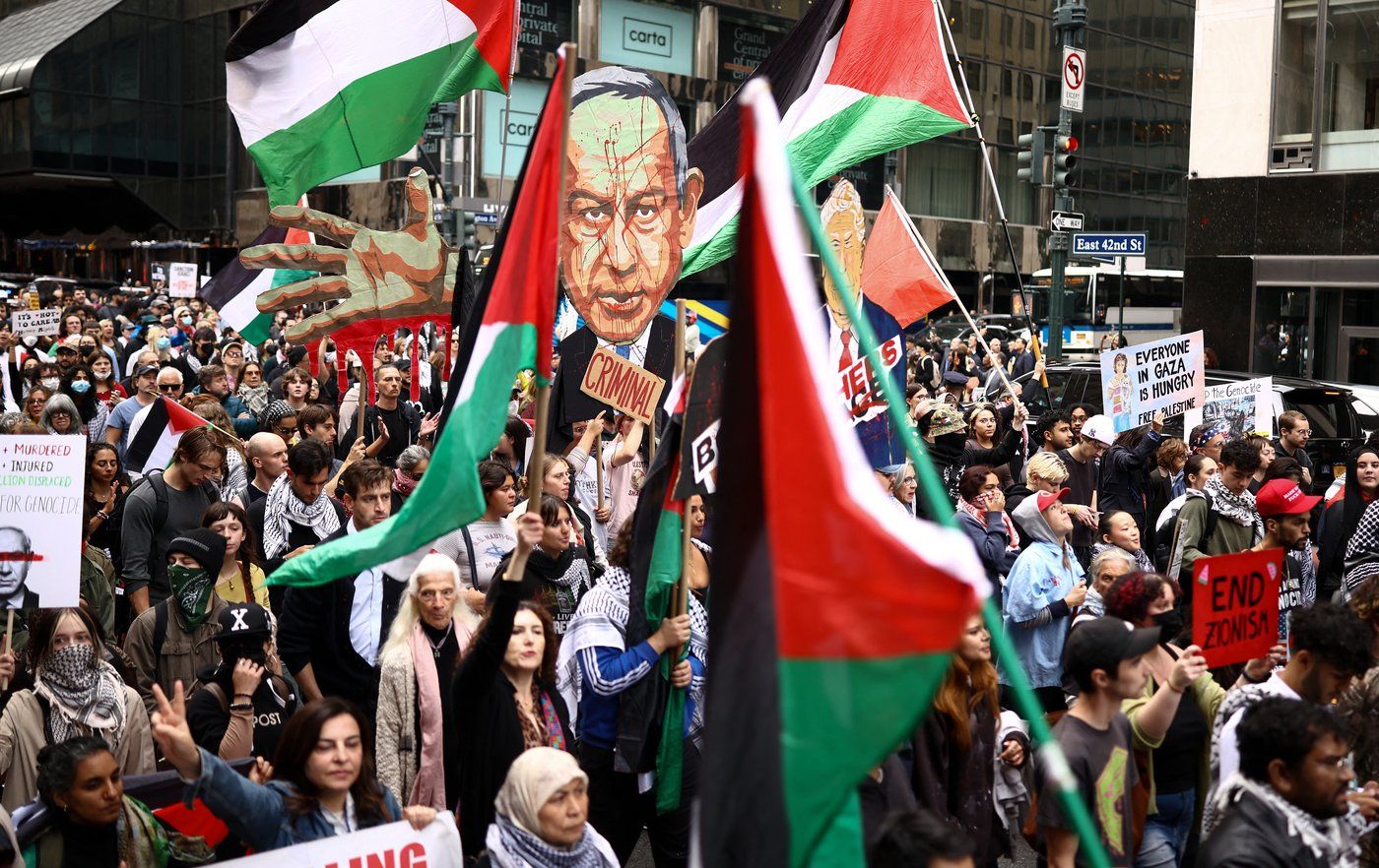 Hollywood stars among 100 arrested in NY anti-Netanyahu protest