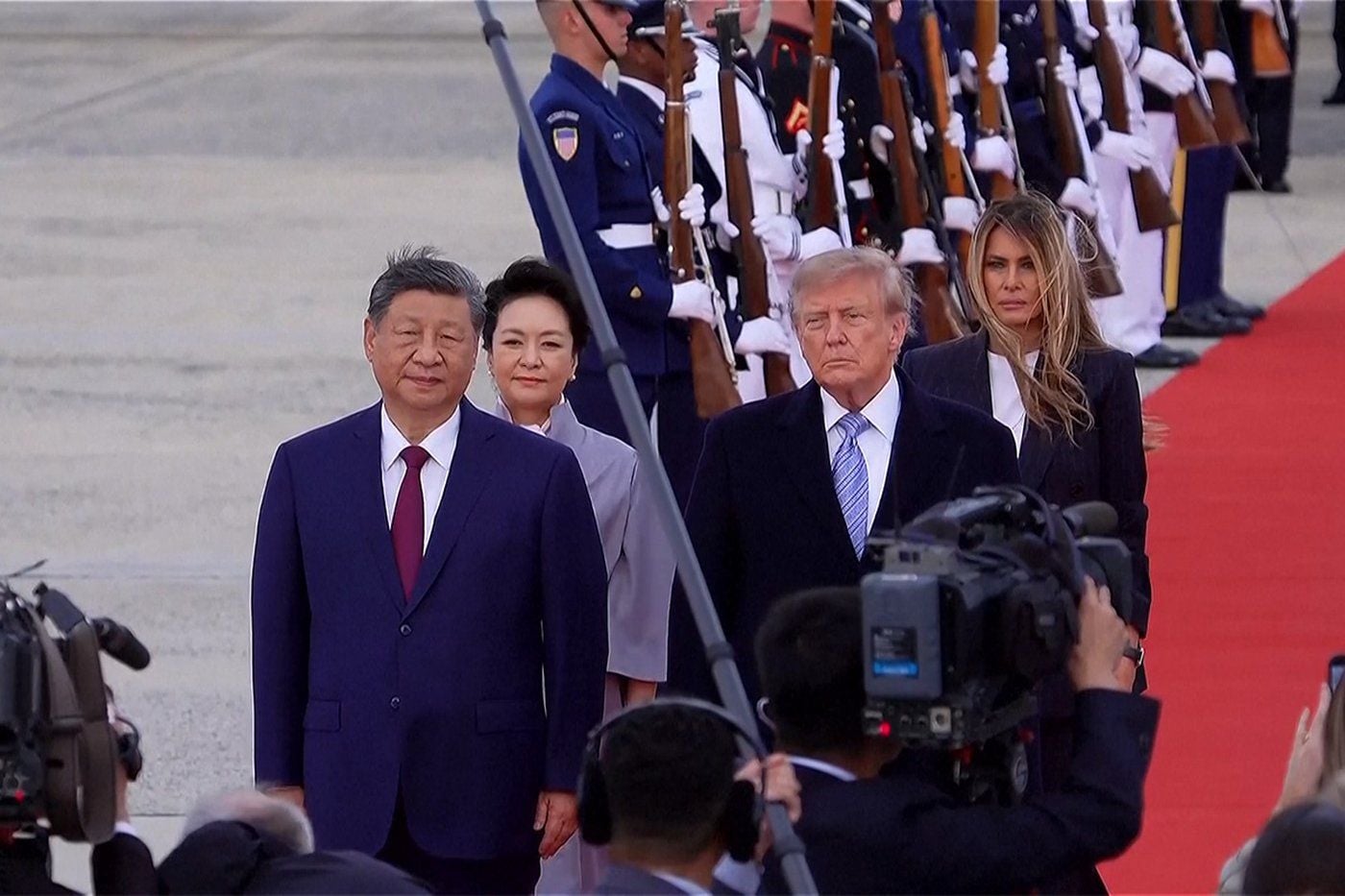Xi arrives in US to personal Trump welcome