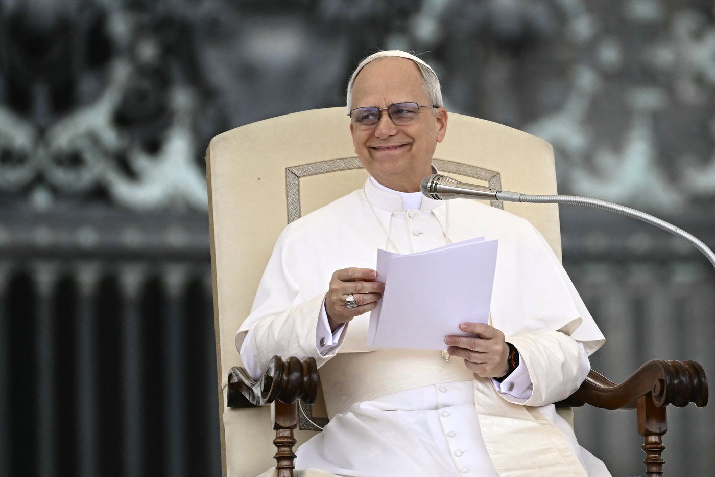 Pope Leo urges global action to help child migrants