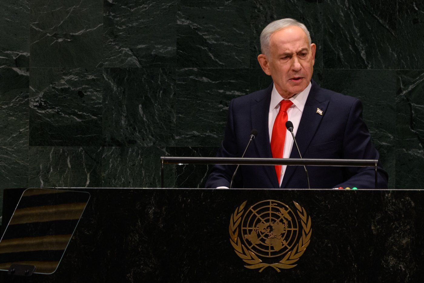 Israel's Netanyahu denounces enemies, allies in fiery UN speech